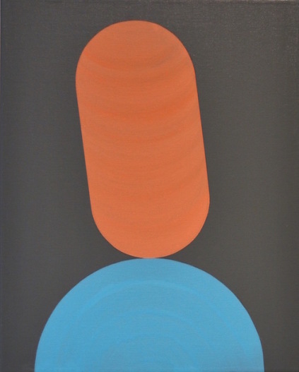 Light, akryl på lærred, 50 x 40 cm, 2017