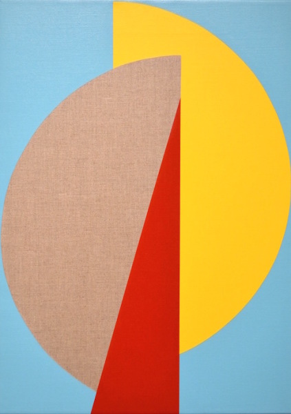 Colour Mill III, akryl på lærred, 70 x 50 cm, 2019