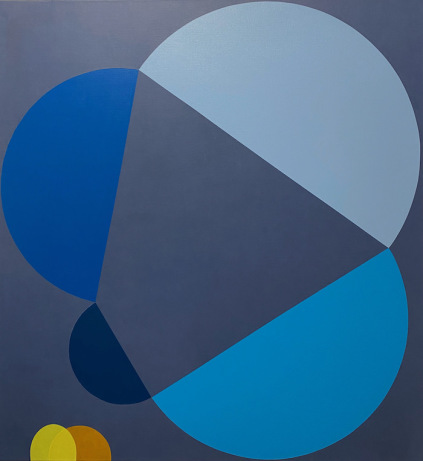 Outsiders, akryl på lærred, 130 x 120 cm, 2021