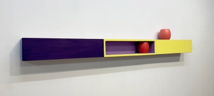 Points of View, 20, akryl på træ, 18 x 120 x 9 cm, 2024 