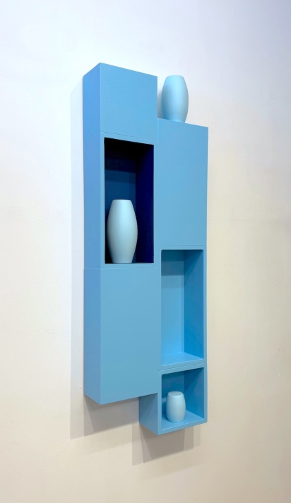 Points of View, 29, akryl på træ, 87 x 30 x 9 cm, 2025