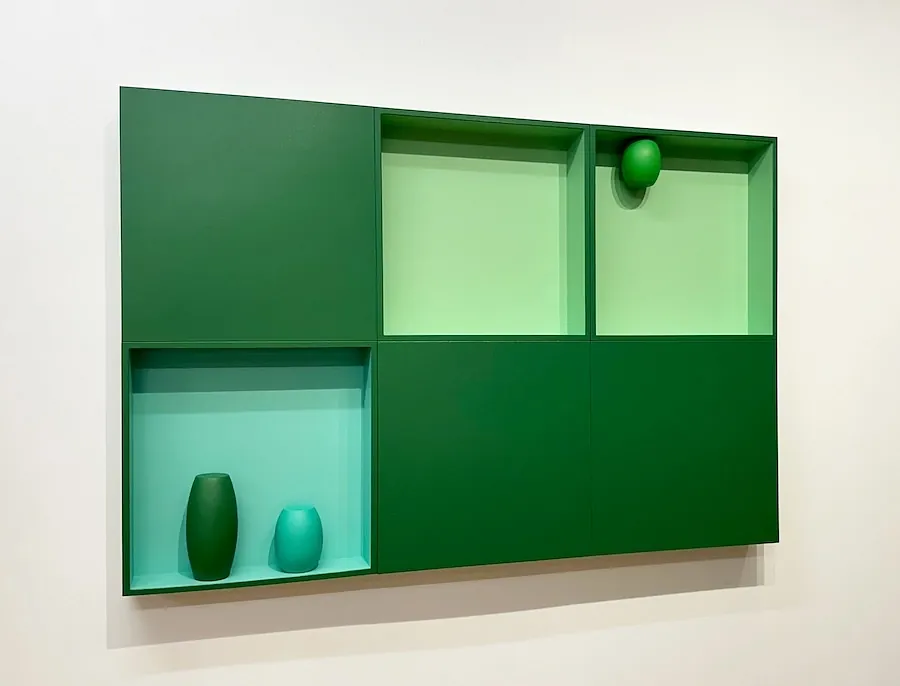 Points of View, 26, akryl på træ, 80 x 120 x 9 cm, 2024