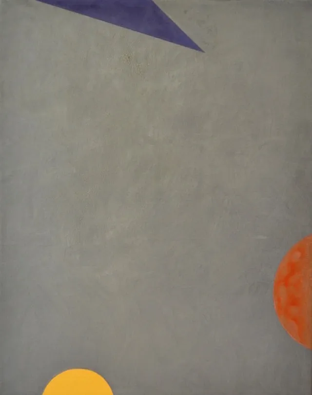 Silence, akryl på lærred, 50 x 40 cm, 2017