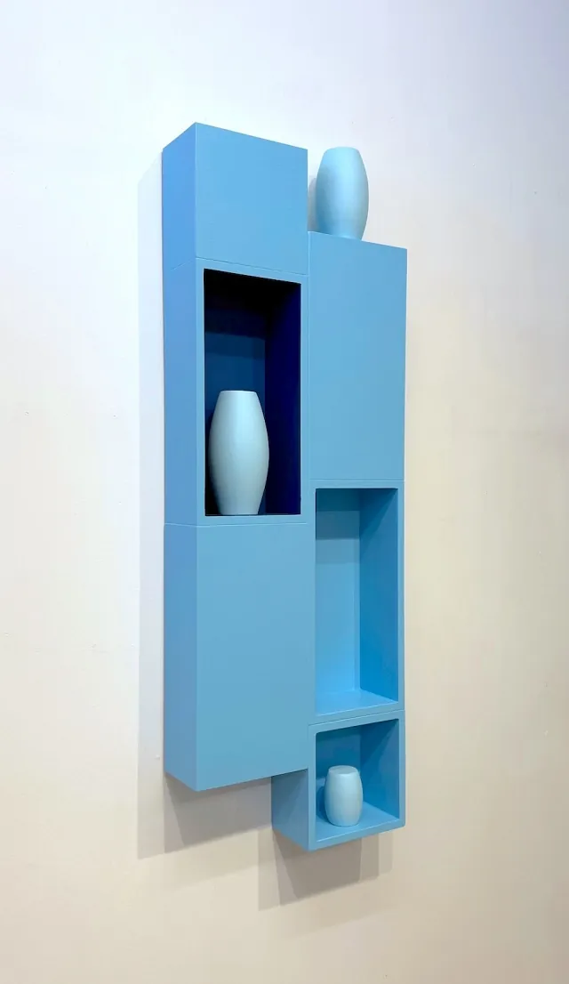 Points of View, 29, akryl på træ, 87 x 30 x 9 cm, 2025