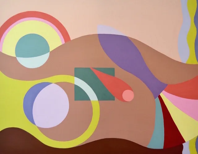 Havet II, akryl på lærred, 70 x 90 cm, 2015