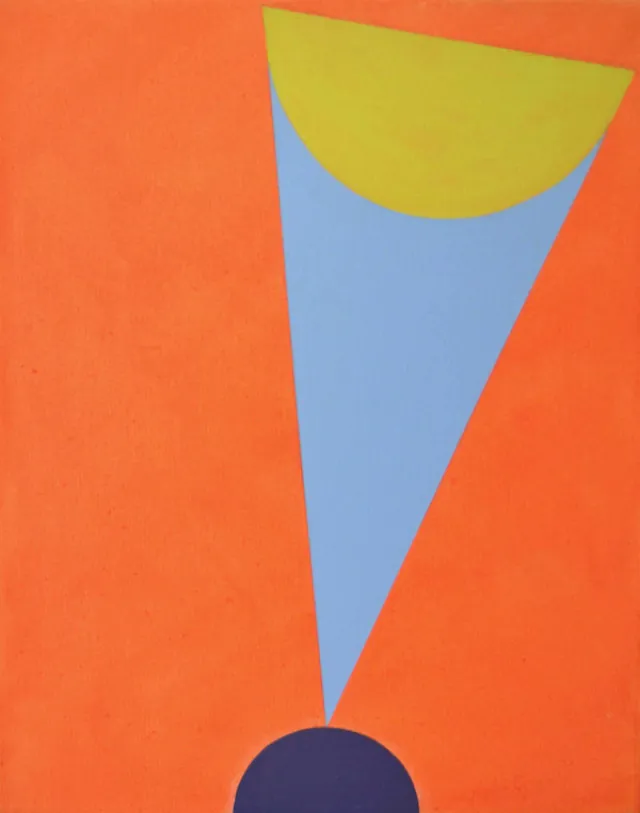 Tipping point, akryl på lærred, 50 x 40 cm, 2017