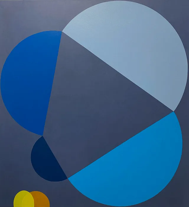 Outsiders, akryl på lærred, 130 x 120 cm, 2021